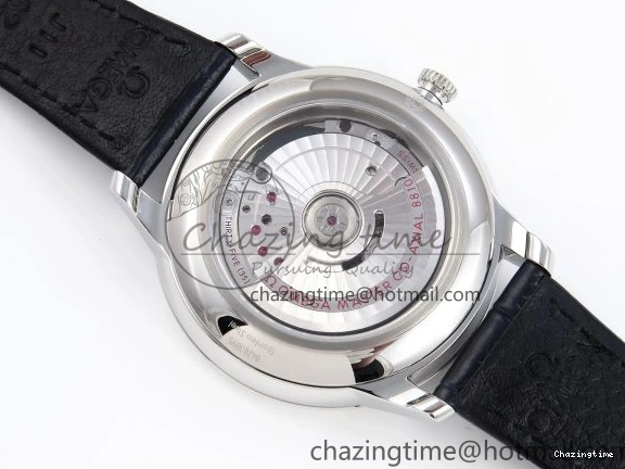1221 De Ville Power Reserve SS MKF 1:1 Best Edition Black Dial on Black Leather Strap A Packable 7744